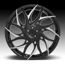 Dub G.O.A.T S259 Gloss Black Machined Custom Wheels 3